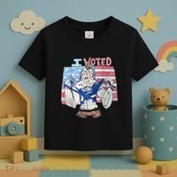 I Voted Werewolf Funny Toddler T-Shirt thumb 3