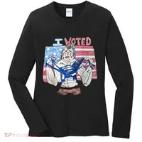 I Voted Werewolf Funny Women's Long Sleeve Shirt thumb 0