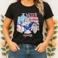I Voted Werewolf Funny Women's T-Shirt thumb 2