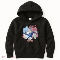 I Voted Werewolf Funny Kids Hoodie thumb 0