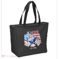 I Voted Werewolf Funny Tote Bag thumb 2