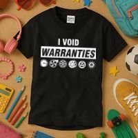 I Void Warranties Kids T-Shirt thumb 3