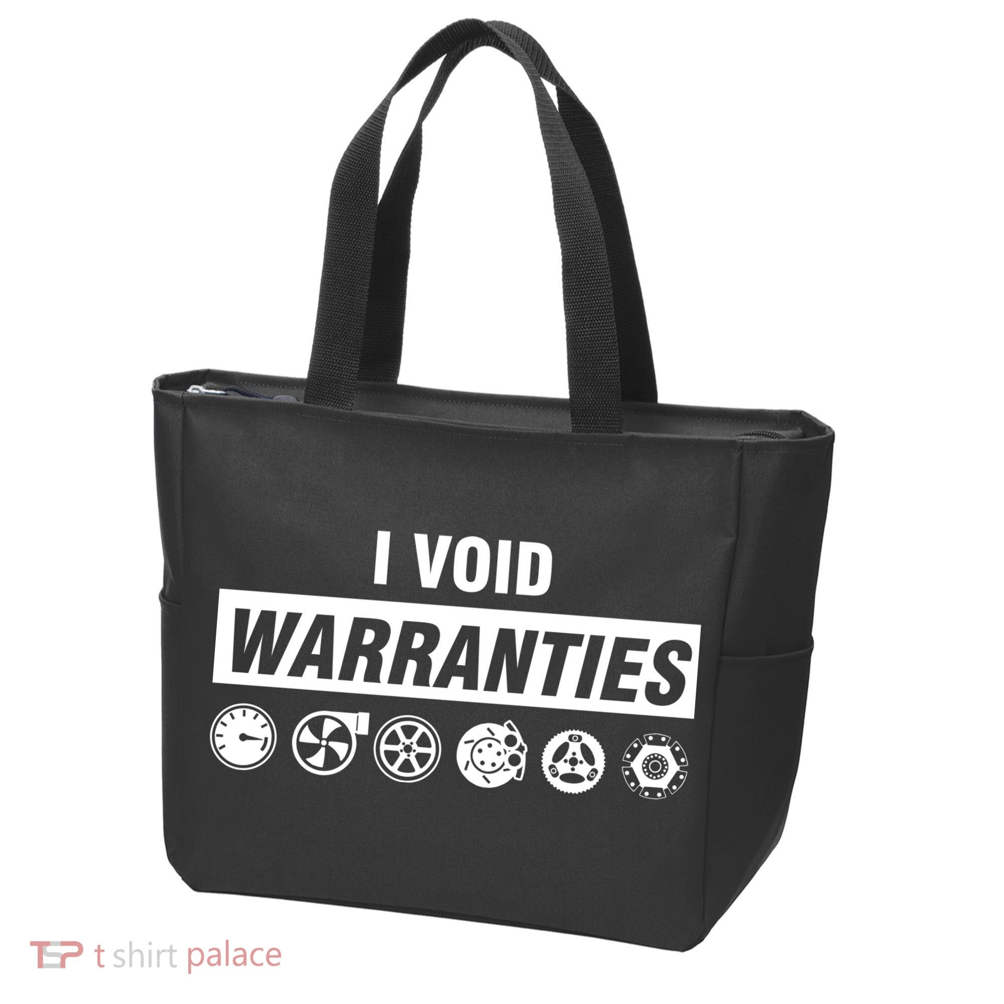 I Void Warranties Tote Bag