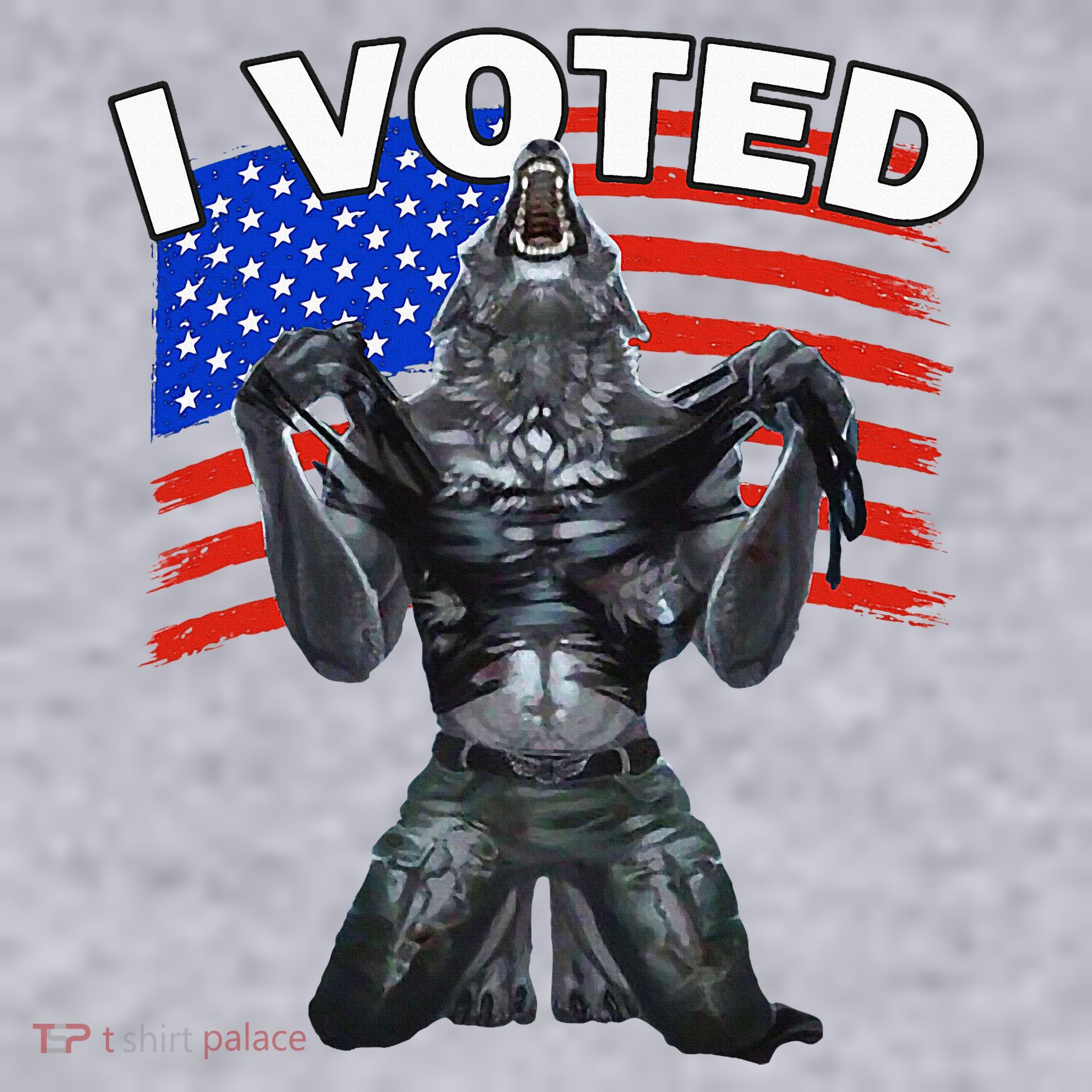I Voted Werewolf Women's Sweatshirt