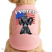 I Voted Werewolf Doggie Tank thumb 0