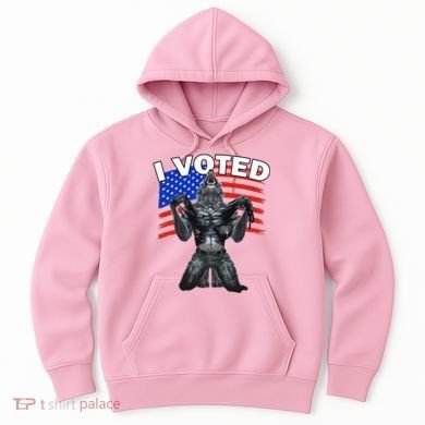 I Voted Werewolf Hoodie