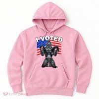 I Voted Werewolf Hoodie thumb 0