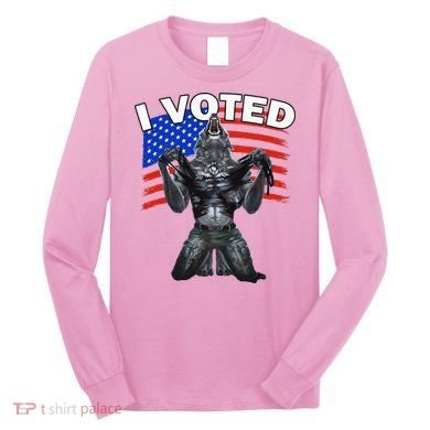 I Voted Werewolf Long Sleeve Shirt