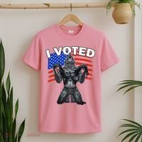 I Voted Werewolf T-Shirt thumb 2