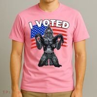 I Voted Werewolf T-Shirt thumb 3