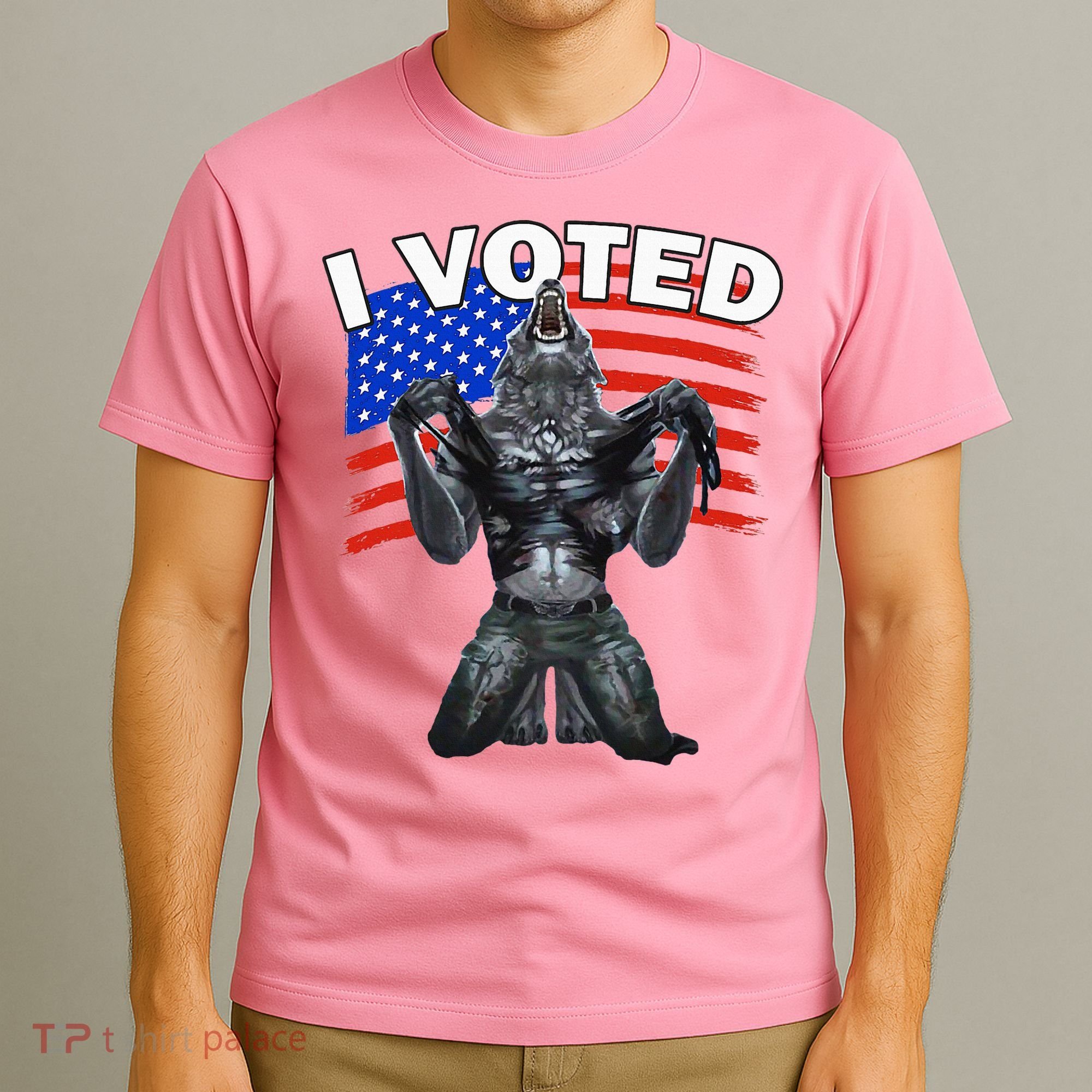 I Voted Werewolf T-Shirt