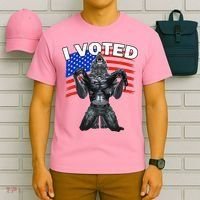 I Voted Werewolf T-Shirt thumb 6