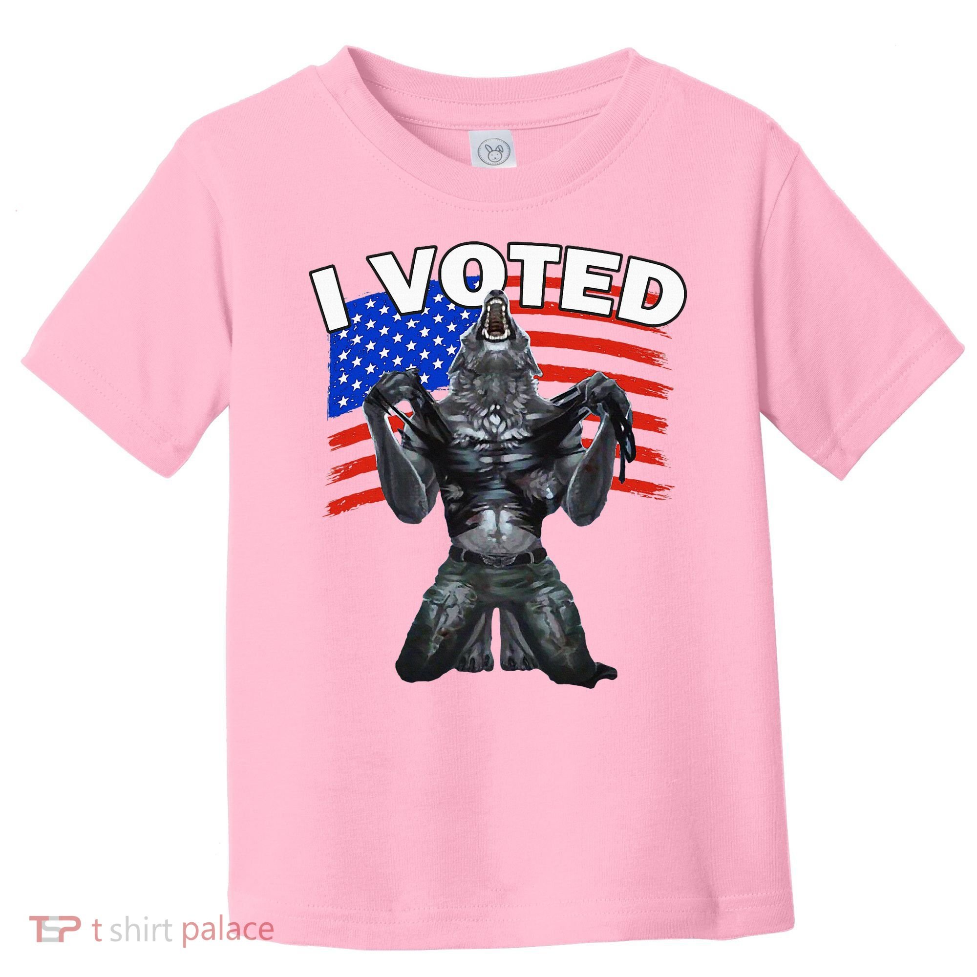 I Voted Werewolf Toddler T-Shirt