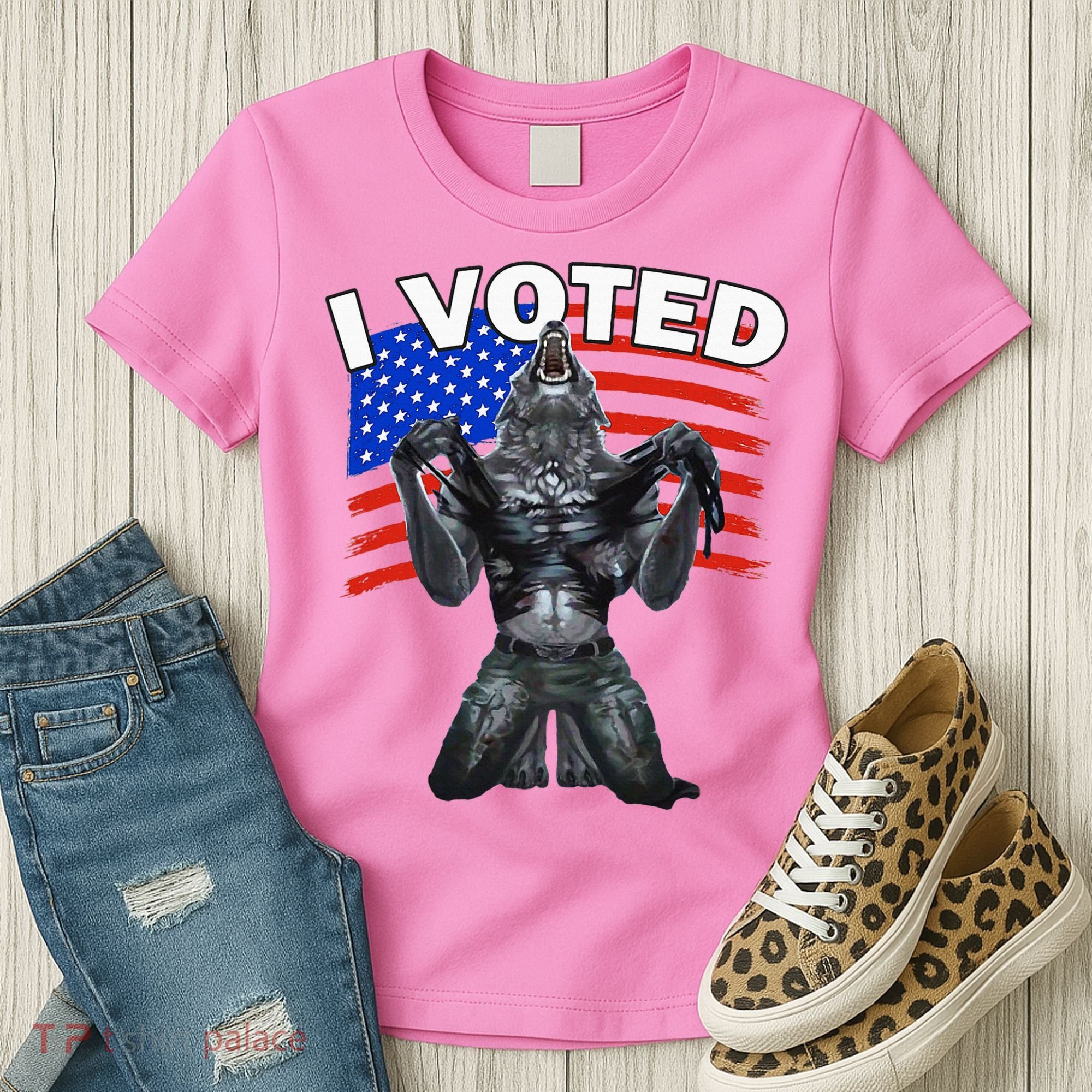 I Voted Werewolf Women's T-Shirt