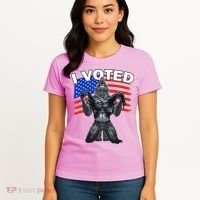 I Voted Werewolf Women's T-Shirt thumb 4