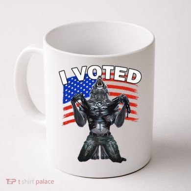 I Voted Werewolf Coffee Mug