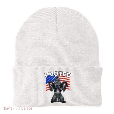 I Voted Werewolf Beanie