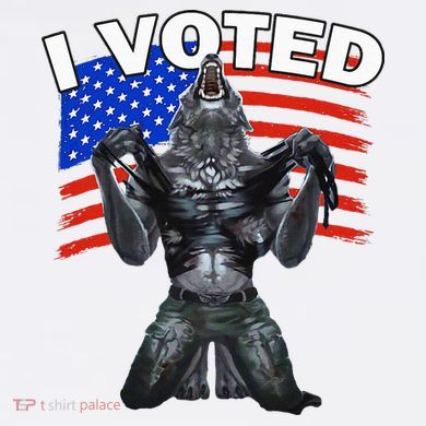 I Voted Werewolf V.I.T. Fleece Crew Sweatshirt