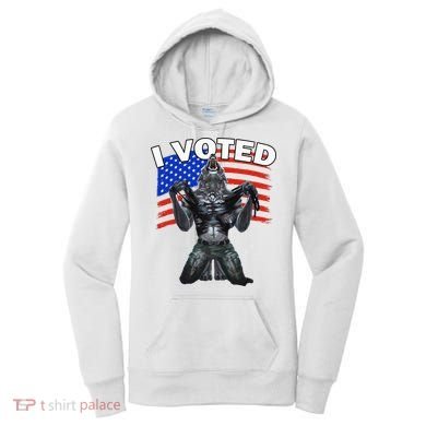 I Voted Werewolf Women's Hoodie