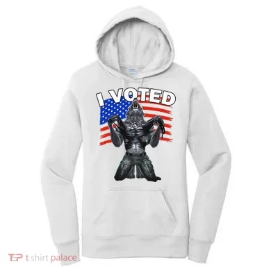 I Voted Werewolf Women's Hoodie