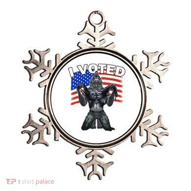 I Voted Werewolf Ornament