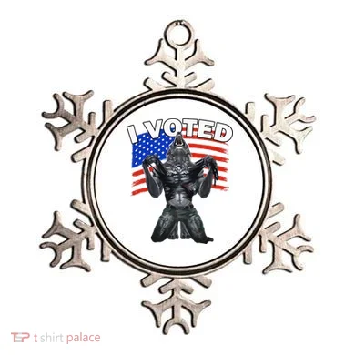 I Voted Werewolf Ornament