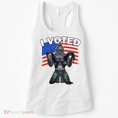 I Voted Werewolf Women's Tank Top
