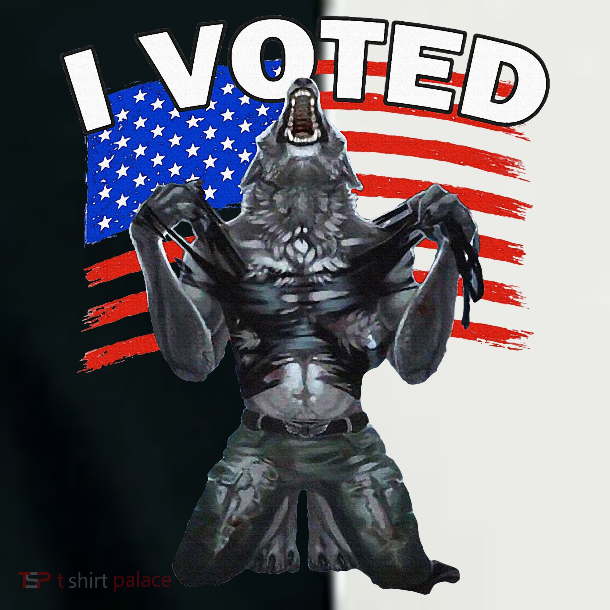 I Voted Werewolf Infant Baby Jersey Bodysuit