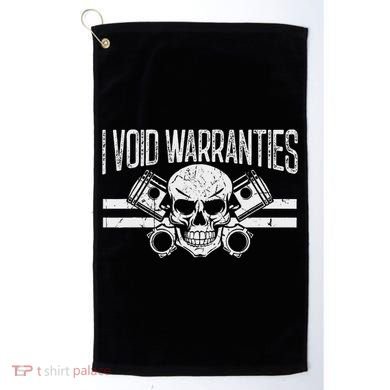 I Void Warranties Golf Towel