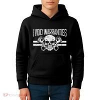 I Void Warranties Kids Hoodie thumb 4