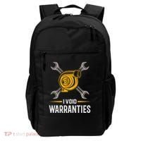 I Void Warranties Car Mechanic Auto Repair Gift Backpack thumb 0