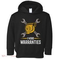 I Void Warranties Car Mechanic Auto Repair Gift Toddler Hoodie thumb 0