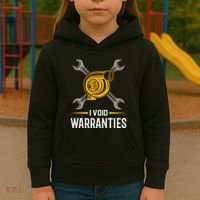 I Void Warranties Car Mechanic Auto Repair Gift Kids Hoodie thumb 3