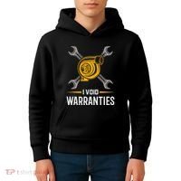 I Void Warranties Car Mechanic Auto Repair Gift Kids Hoodie thumb 4