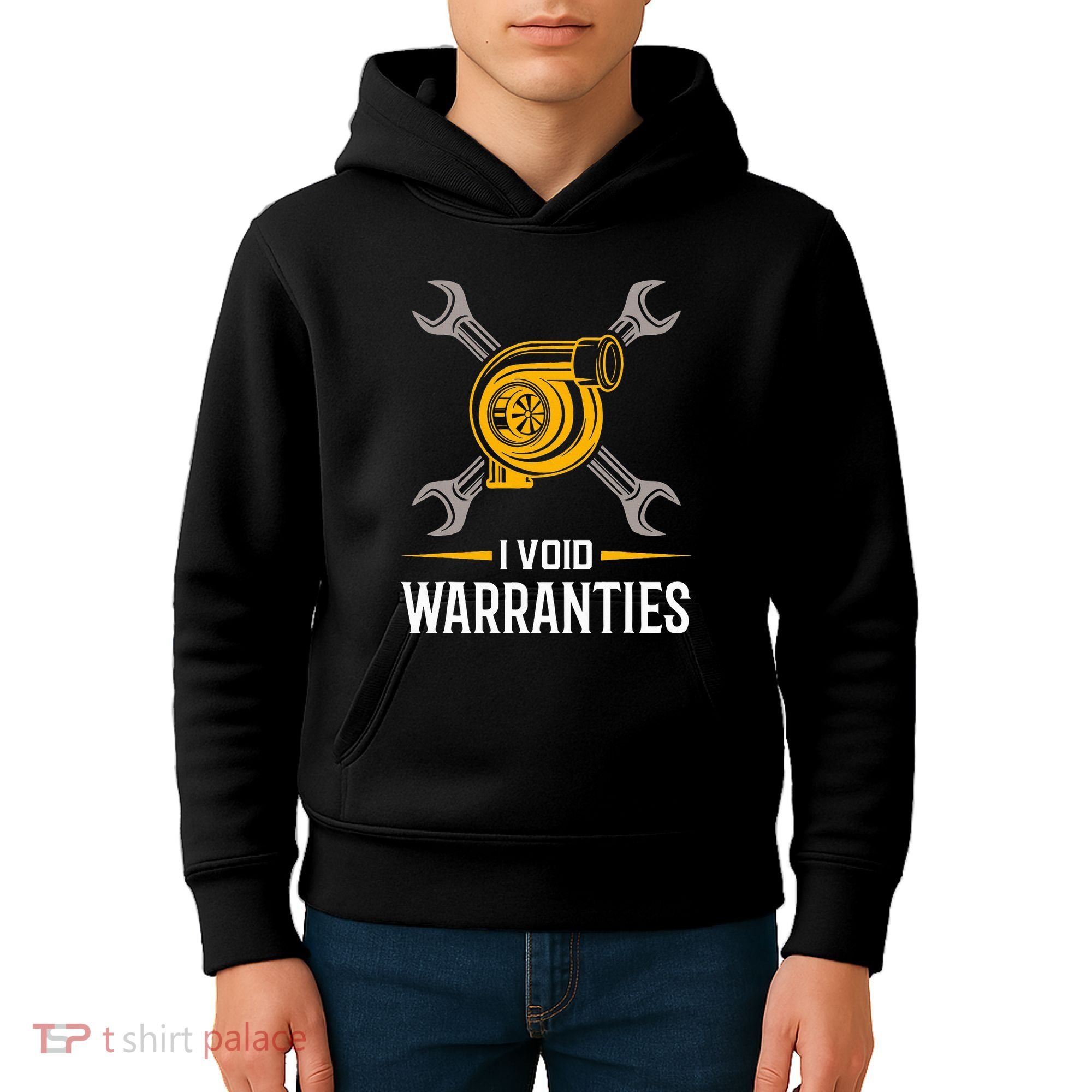 I Void Warranties Car Mechanic Auto Repair Gift Kids Hoodie