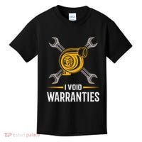 I Void Warranties Car Mechanic Auto Repair Gift Kids T-Shirt thumb 0