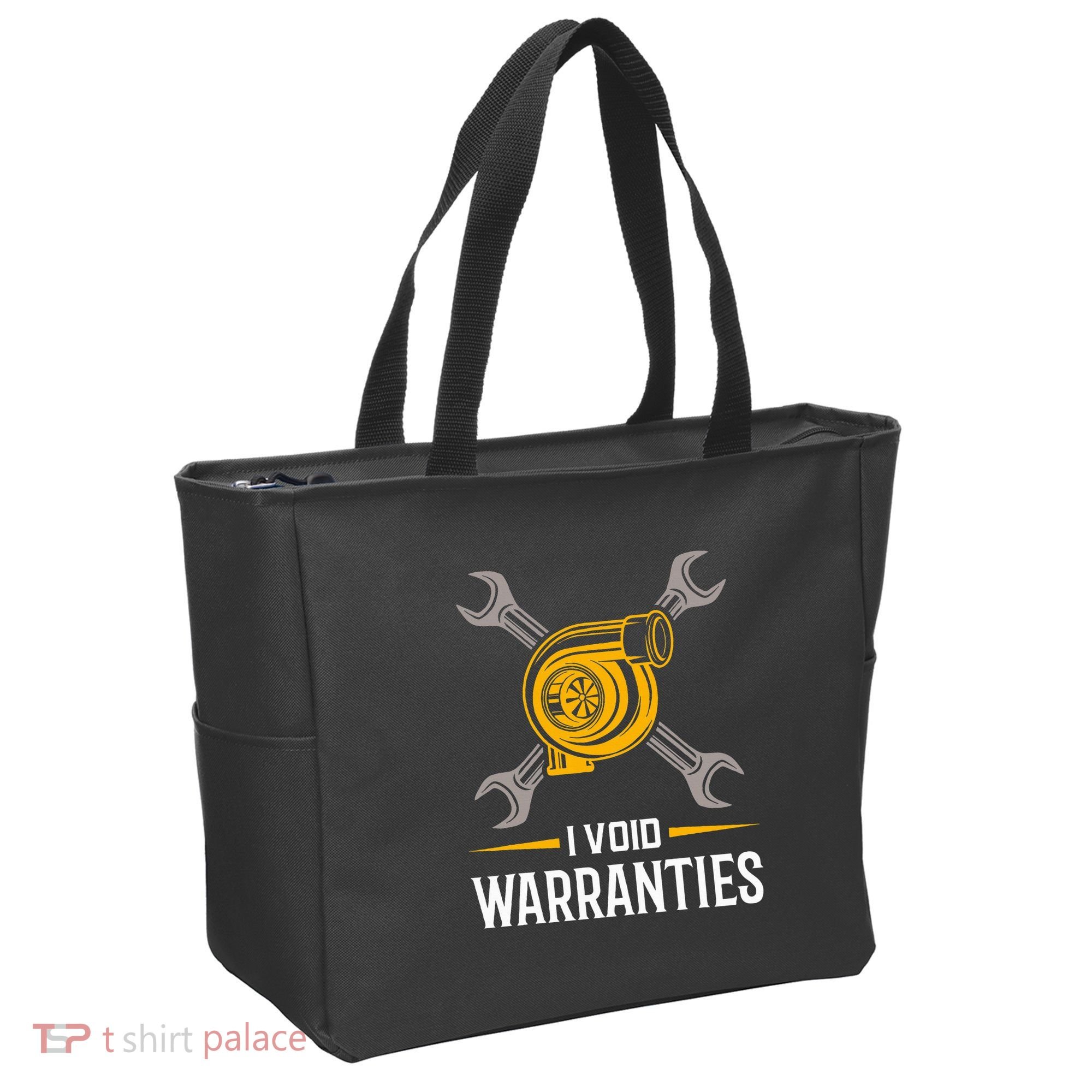 I Void Warranties Car Mechanic Auto Repair Gift Tote Bag