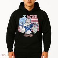 I Voted Werewolf Funny Hoodie thumb 2