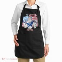 I Voted Werewolf Funny Apron thumb 2