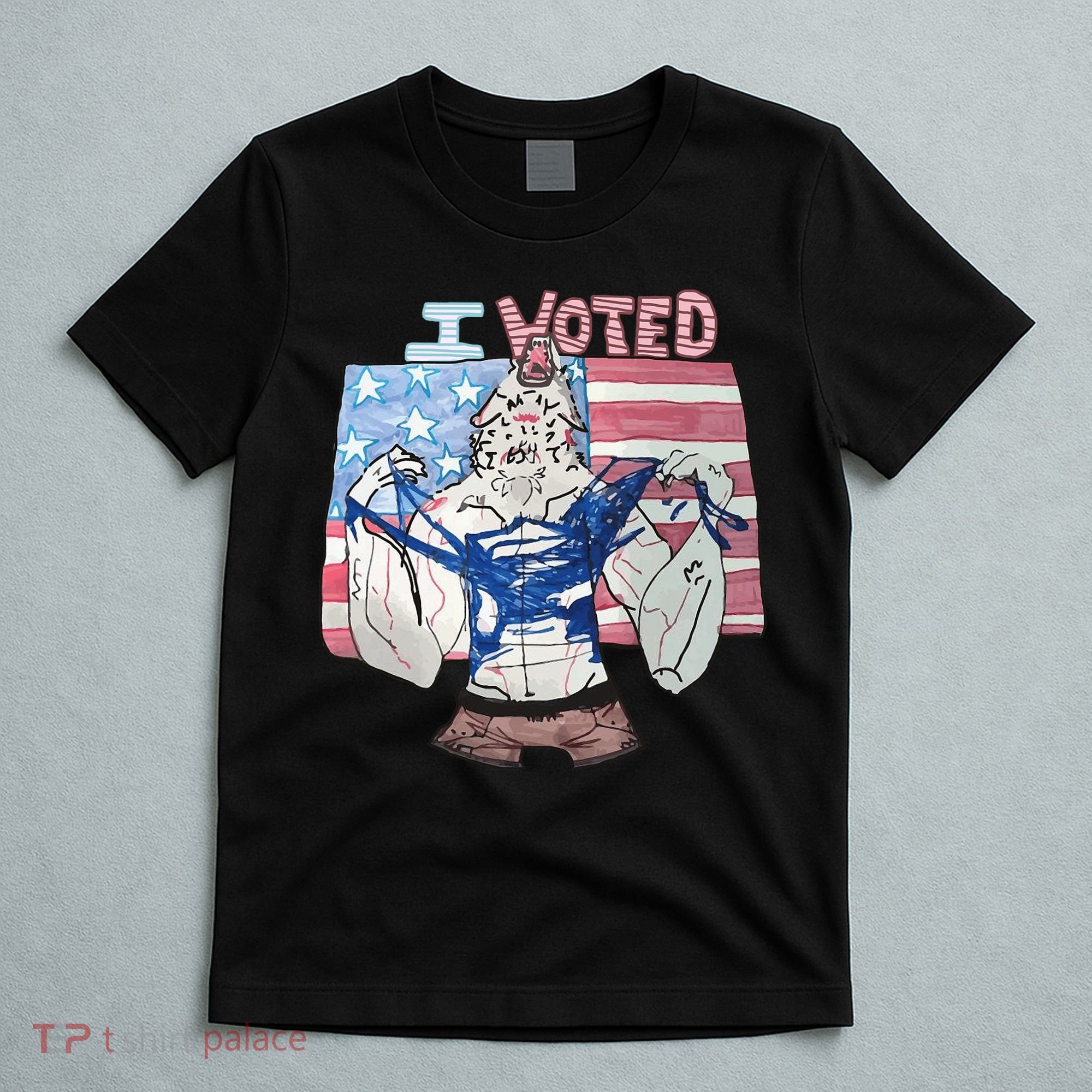 I Voted Werewolf Funny T-Shirt