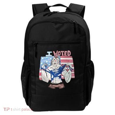 I Voted Werewolf Funny Backpack