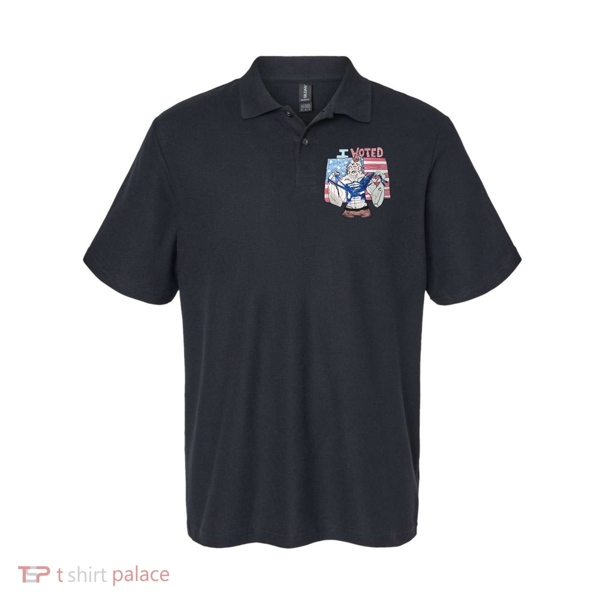 I Voted Werewolf Funny Polo