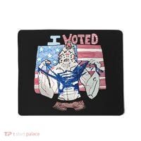 I Voted Werewolf Funny Mousepad thumb 0