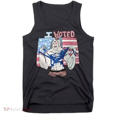 I Voted Werewolf Funny Tank Top