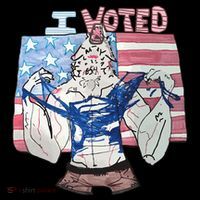 I Voted Werewolf Funny Tank Top thumb 6