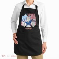 I Voted Werewolf Funny Apron thumb 2