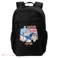 I Voted Werewolf Funny Backpack thumb 0
