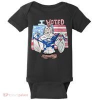 I Voted Werewolf Funny Baby Bodysuit thumb 0