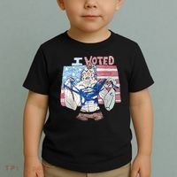 I Voted Werewolf Funny Toddler T-Shirt thumb 2