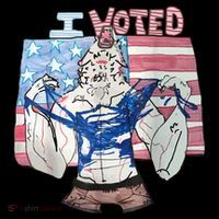 I Voted Werewolf Funny Women's T-Shirt thumb 6